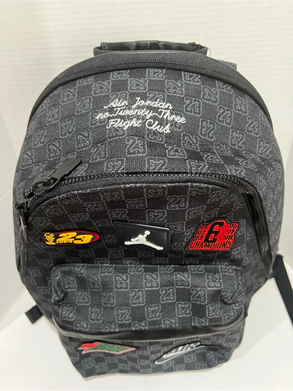 Air Jordan Monogram Backpack in Black/Patches Hard to Find! NEW!